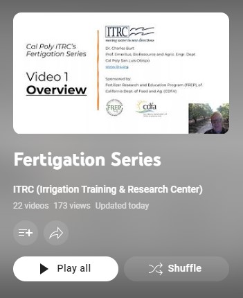 Fertigation Playlist