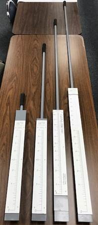 Weir Stick Sizes